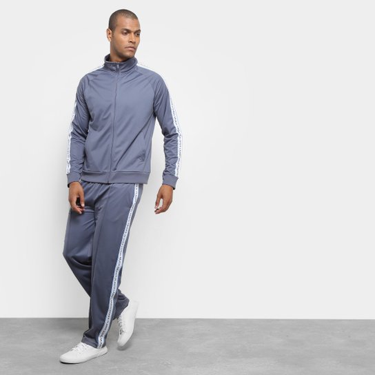 Agasalho Burn Helanca Masculino - Cinza