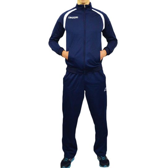 Agasalho Kappa Sportswear Miller Elanca Masculino - Azul Escuro