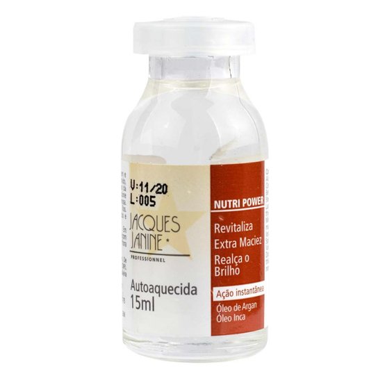 Ampola de Tratamento Jacques Janine - Nutri Power 15ml - Incolor