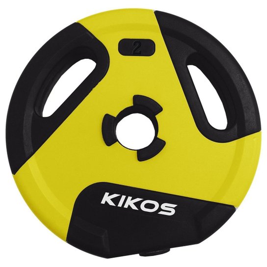 Anilha Kikos Style Cement PS 2 kg - Preto+Amarelo