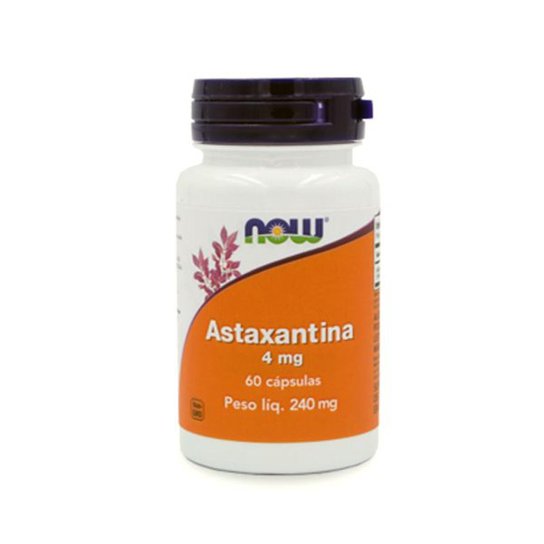 Astaxantina 4mg 60 cápsulas - NOW -