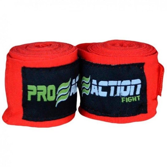 Bandagem Elástica ProAction F515 para Proteção 3 metros - Vermelho