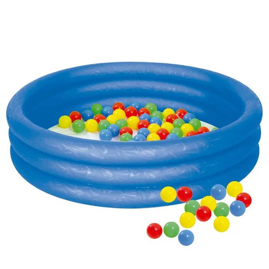 Banheira Inflável com Bolinhas - Azul