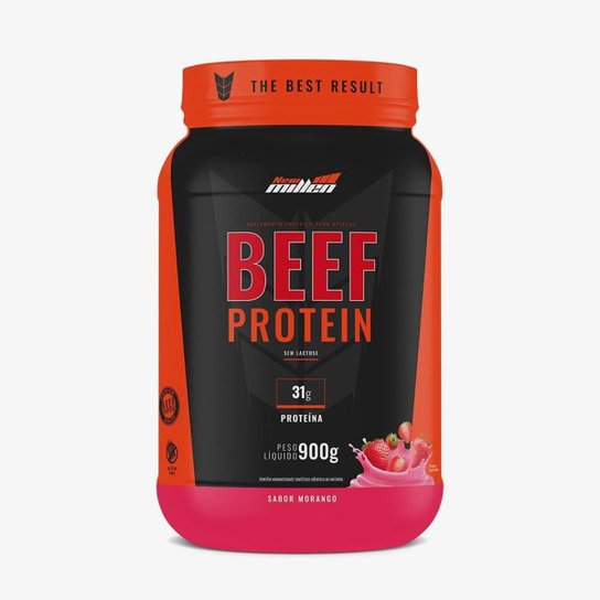 Beef Protein Isolate Morango 900G - New Millen -