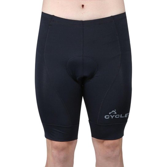 Bermuda De Ciclismo Cycle7 Forro Mpro Extreme Gel + Brinde Masculina - Preto