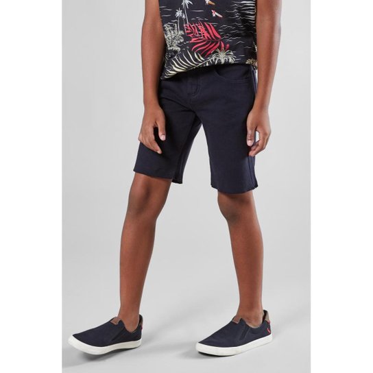 Bermuda De Moletom PF Mini 5 Pockets V18 Reserva Mini Masculina - Preto