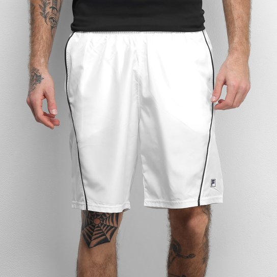 Bermuda Fila Cinci II Masculina - Branco+Preto