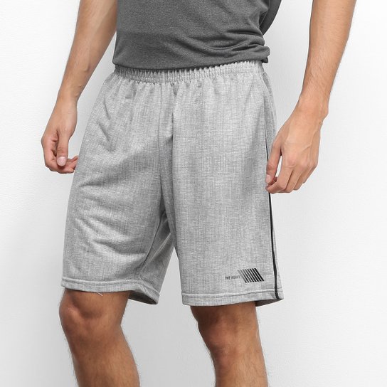 Bermuda Gonew Rajado Masculino - Cinza+Preto