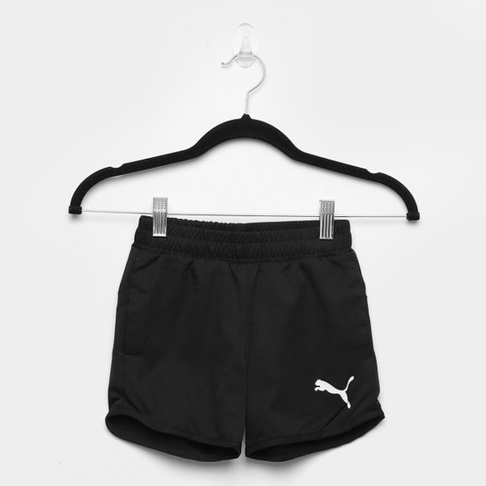Bermuda Infantil Puma Active Feminino - Preto