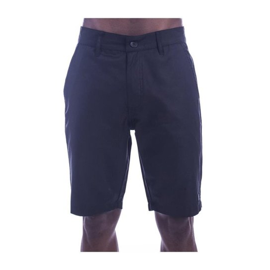 Bermuda Long Island Tecnology Masculina - Preto