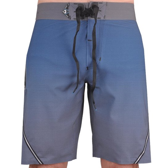 Bermuda Lost Black Dart Cs Weld Masculina - Azul+Cinza