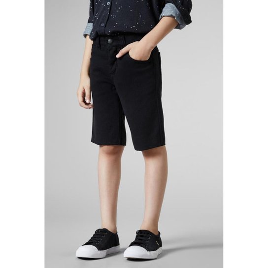 Bermuda Mini PF 5 Pockets Moletom III Reserva Mini Masculina - Preto
