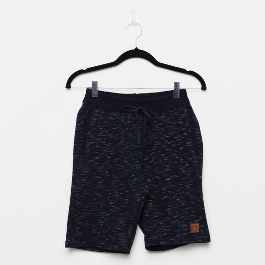 Bermuda Moletom Jet Pulla Bulla Estonado Masculino - Marinho