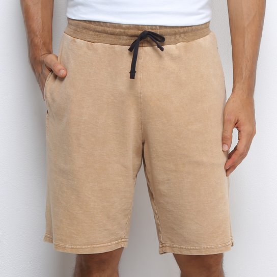 Bermuda Mood Destroyed Masculina - Bege