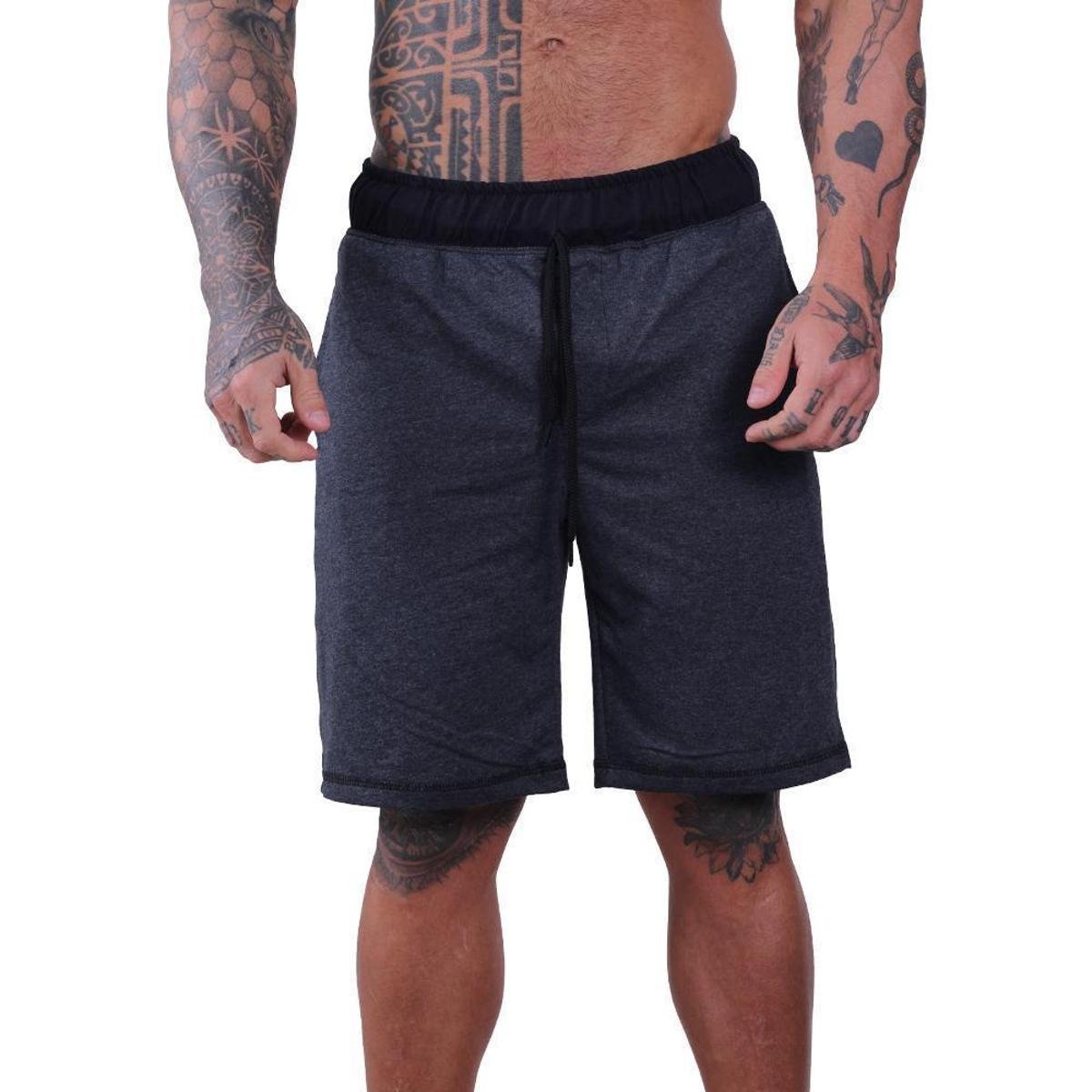 Bermuda MXD Conceito Moletinho Classico Cores Basic Social Masculina