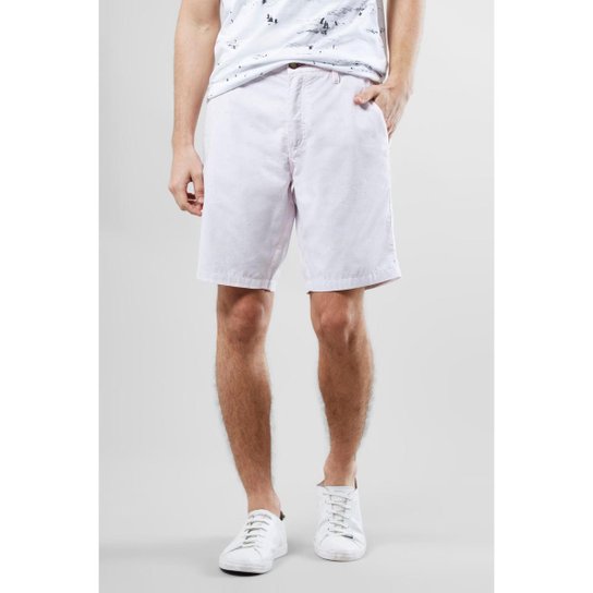 Bermuda Reserva PF Fil A Fil Botone Masculina - Rosa Claro