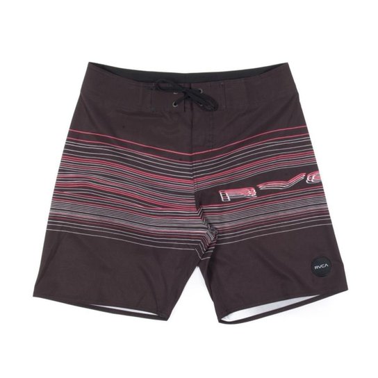 Bermuda RVCA Boardshort Neon RVCA Trunk - Preto