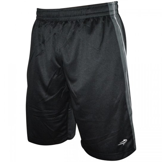Bermuda Topper Training Knit - Preto+Chumbo