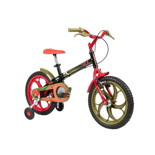 Bicicleta Infantil Caloi Power Rex Aro 16 - Preto