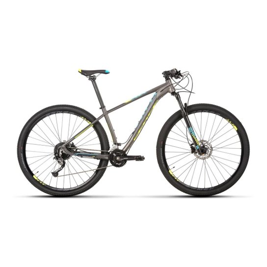 Bicicleta Mtb Sense 2020 Intensa Aro 29 Shimano 18v Alívio - Cinza+Amarelo