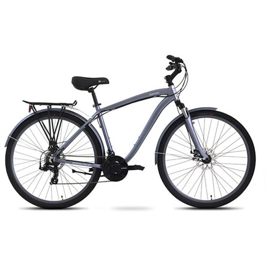 Bicicleta Tito Down Town Disc Aro 700 - Cinza