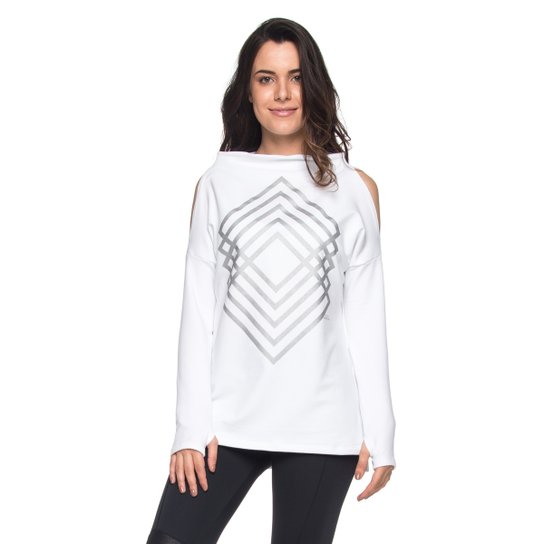 Blusa Moletim Classic - Branco P - Branco