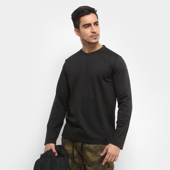 Blusa Térmica Treebo Segunda Pele Masculina - Preto