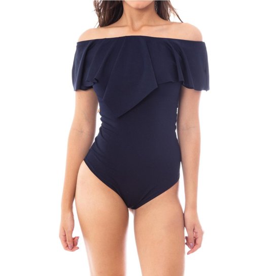 Body Moda Vicio Ciganinha V Feminino - Marinho