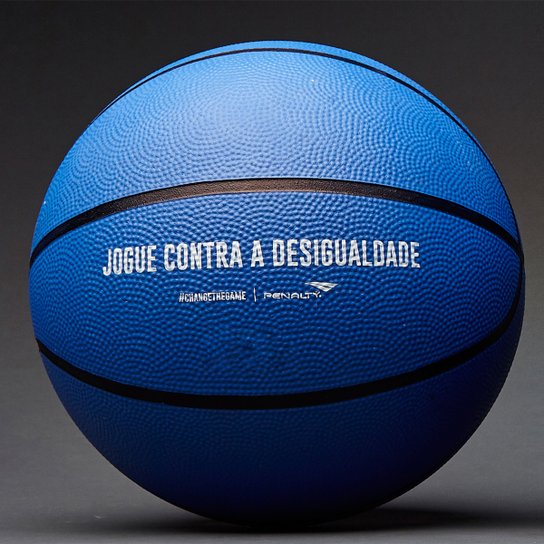Bola de Basquete Penalty Jogue Contra a Desigualdade VIII - Azul+Rosa