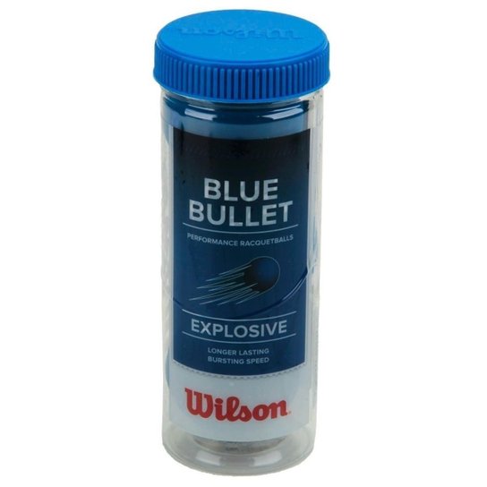 Bola De Frescobol Wilson Blue Bullet - Azul