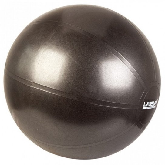 Bola de Pilates Liveup Suica Premium 65 cm - Preto