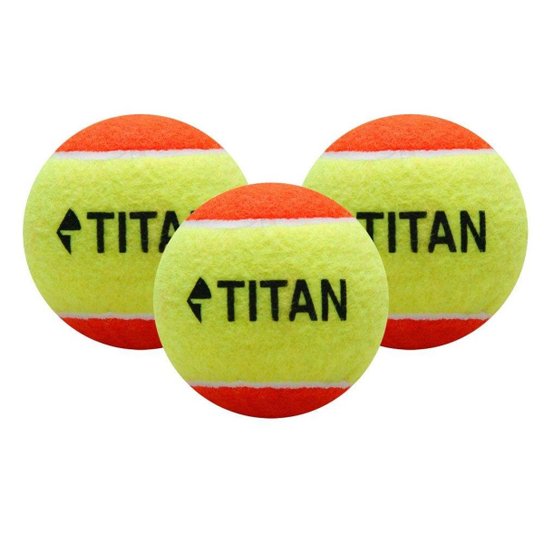 Bola de Tênis Titan Kids Laranja Estágio 2 - Laranja