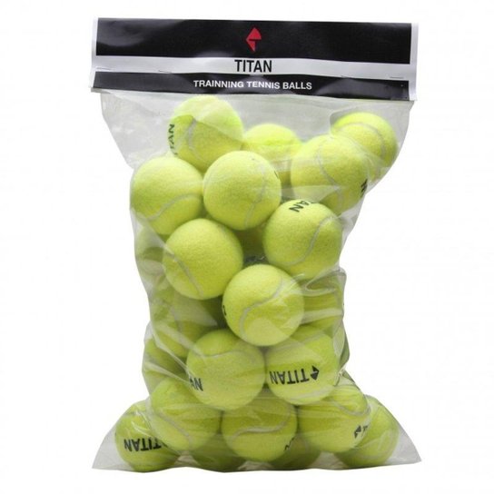 Bola de Tênis Titan Trainning Pacote com 36 Unidades - Verde Limão