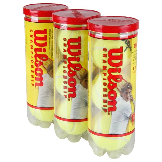 Bola de Tênis Wilson Pack com 03 Tubos - Verde Limão