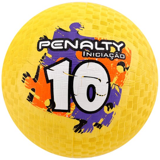 Bola Futebol Campo Penalty T10 Iniciação 5 Infantil - Amarelo