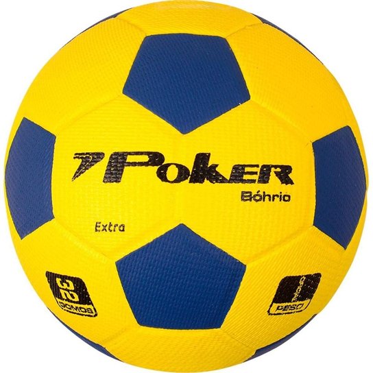 Bola Handebol Poker Vulcanizada Bóhrio H3 - Amarelo