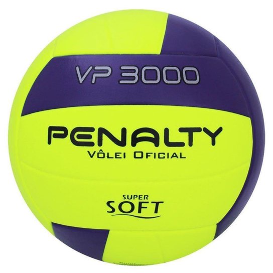 Bola Penalty Vôlei VP 3000 X - Verde+Roxo