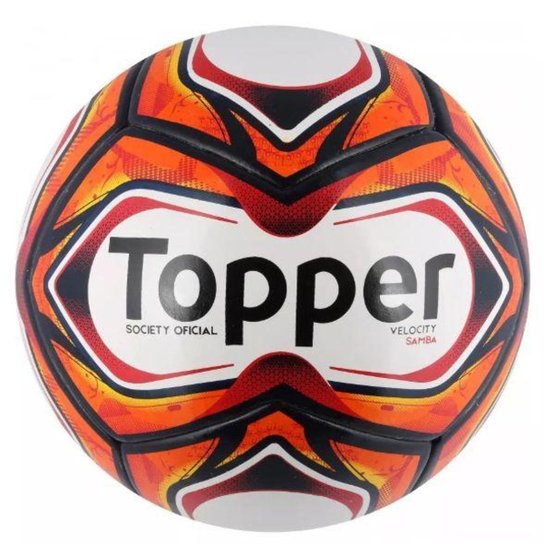 Bola Society Topper Samba Fusion - Branco