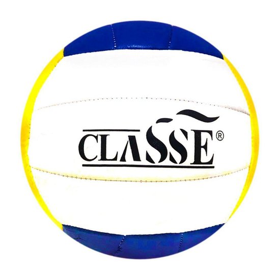 Bola Vôlei Classe Costurada - Azul+Branco