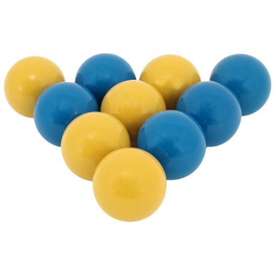 Bolas p/ Snooker Procopio Mata-Mata - Azul+amarelo