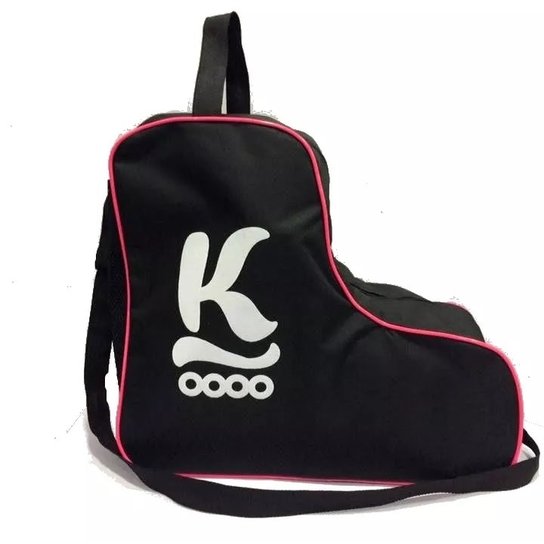 Bolsa para patins K - Preto+Rosa