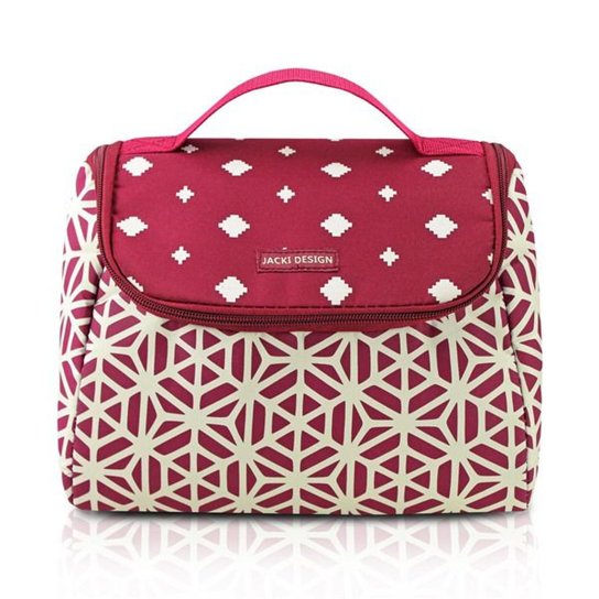 Bolsa Térmica de 1 compartimento Jacki Design Bella Vitta - Vermelho Escuro