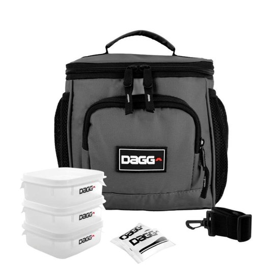 Bolsa Térmica Fitness Dagg 1,5L - Cinza