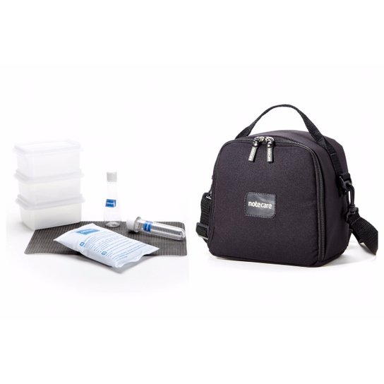 Bolsa Térmica Notecare Urban Mid - 3 potes - Preto