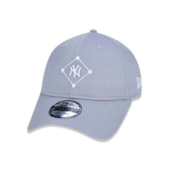 Bone 920 New York Yankees MLB Strapback New Era - Cinza