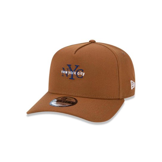 Boné 940 Branded Aba Curva Snapback New Era - Marrom