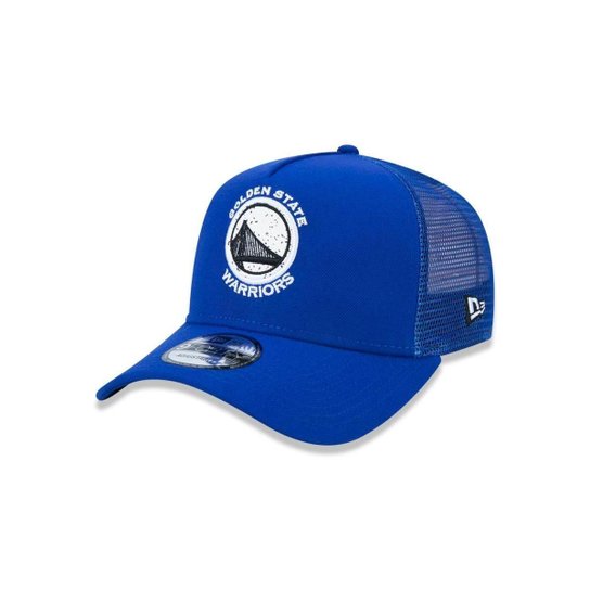 Bone 940 Golden State Warriors NBA New Era - Azul Royal+Branco