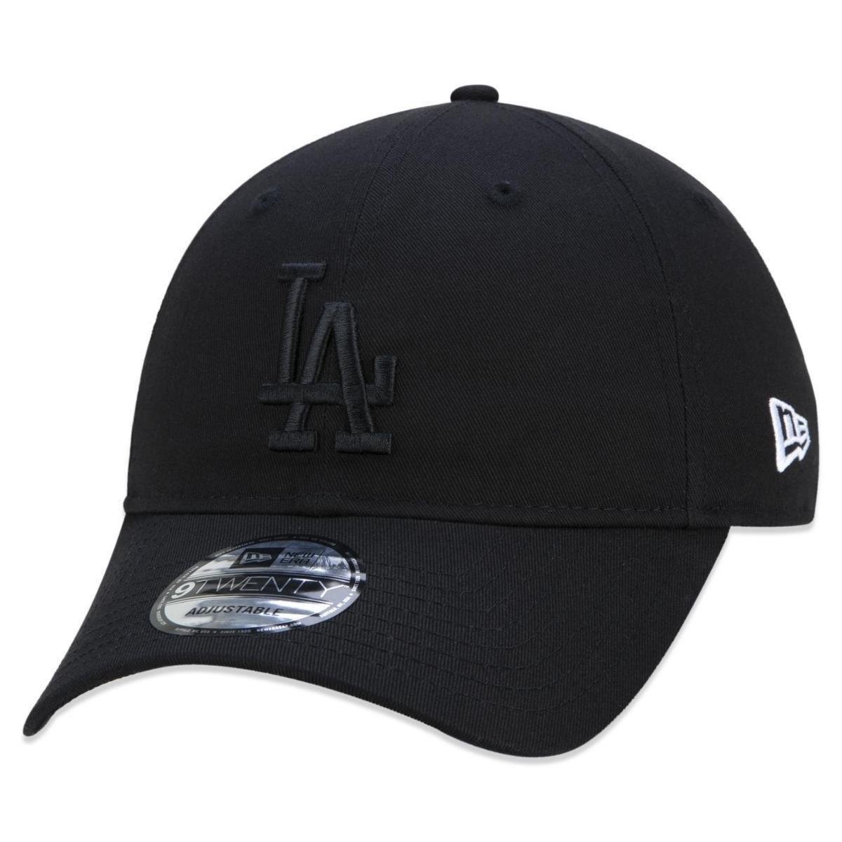 BONE 9TWENTY MLB LOS ANGELES DODGERS ABA CURVA PRETO STRAPBACK PRETO NEW ERA