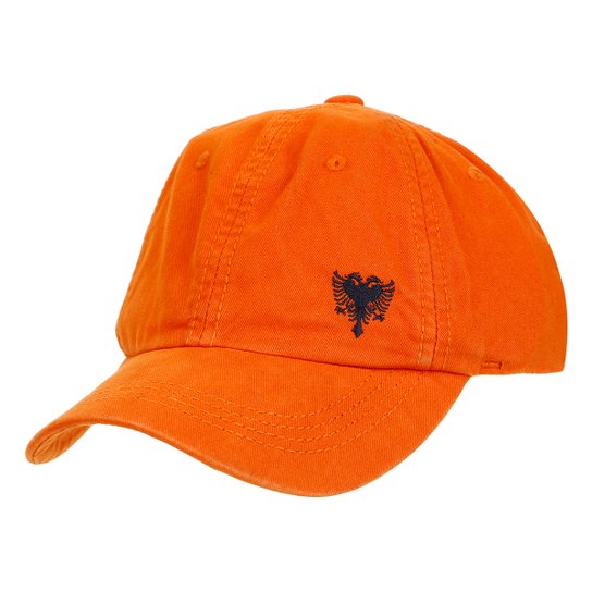 Boné Infantil Cavalera Aba Curva Mario Masculino - Laranja