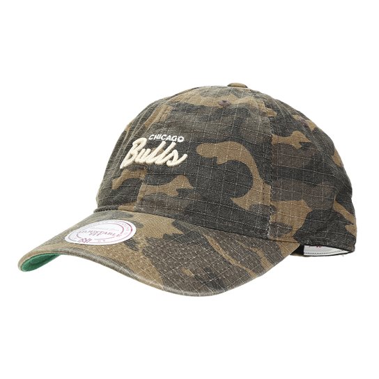 Boné Mitchell & Ness NBA Chicago Bulls Aba Curva Embroidery - Verde